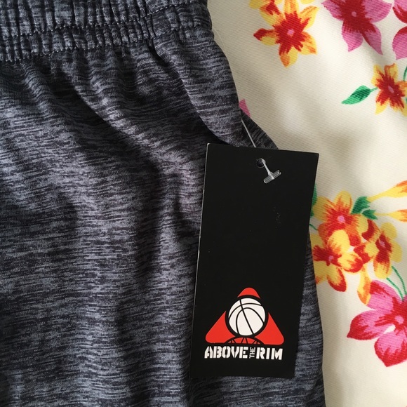 Above The Rim Grey Basketball Shorts (Size M) - Picture 2 of 6
